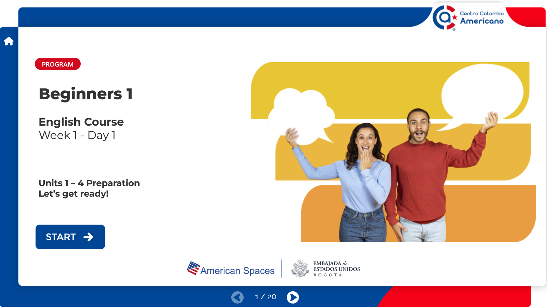 English Course - Beginners 1