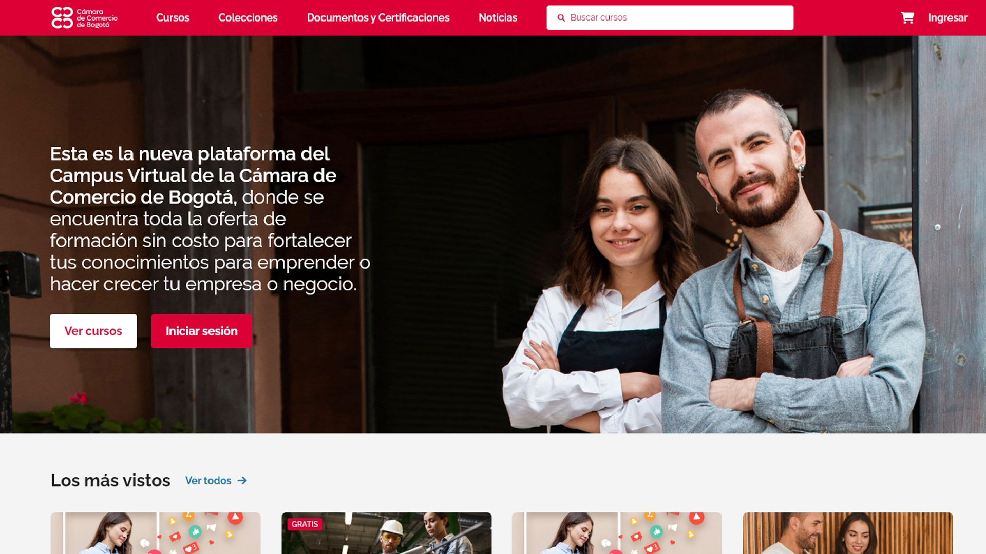 Tienda de cursos | Cámara de Comercio